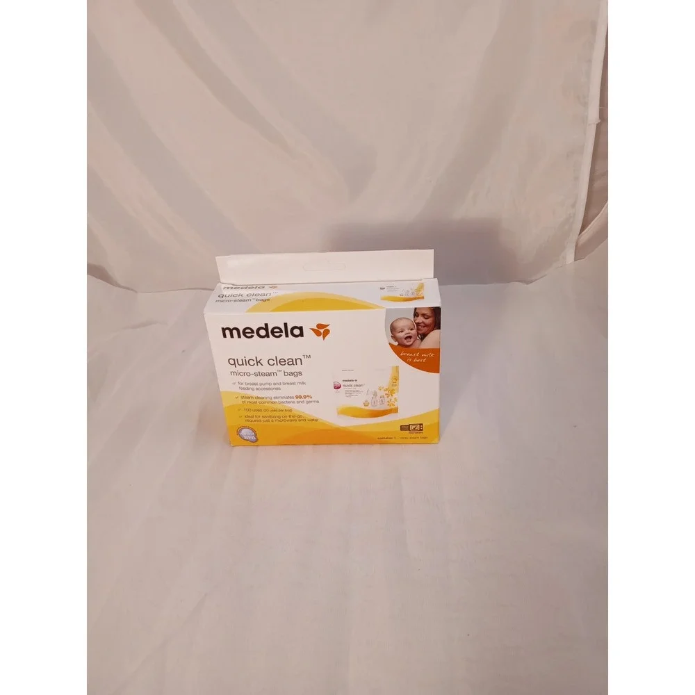 Medela Quick Clean Micro-Steam Bags -‎ 5 Bags NEW